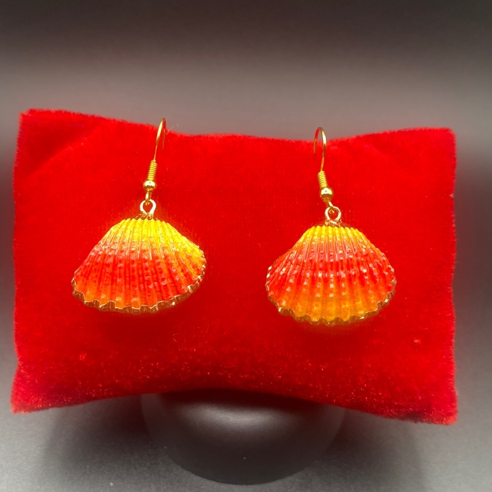 Beach Shell Mermaid Earrings